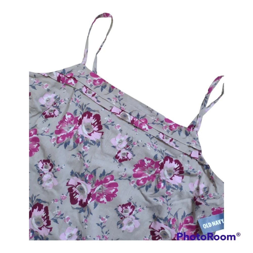 NWT Old Navy Floral Sack Sundress sz L - Picture 2 of 8